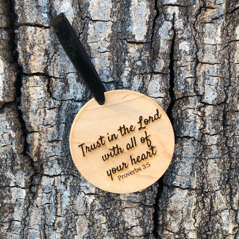 Proverbs 3:5 Christmas Ornament