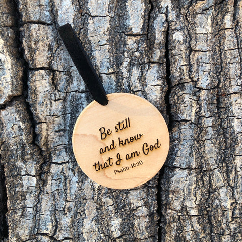 Psalm 46:10 Christmas Ornament